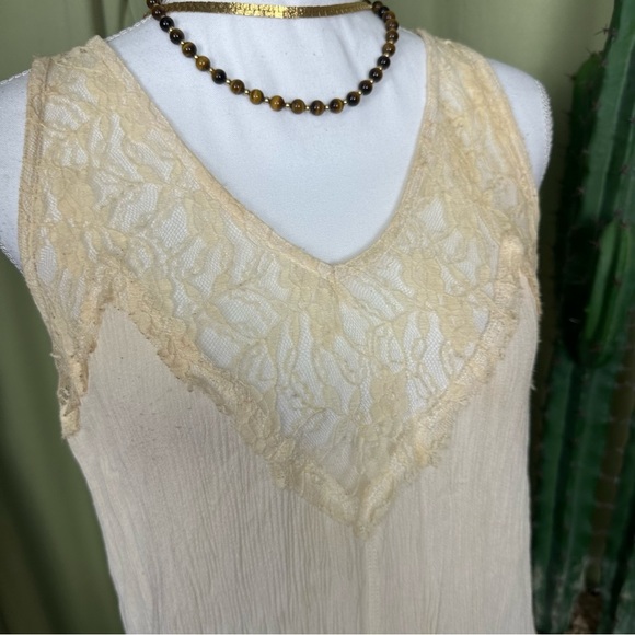 Maurices Cream Lace Boho Women's Tunic - Picture 3 of 8